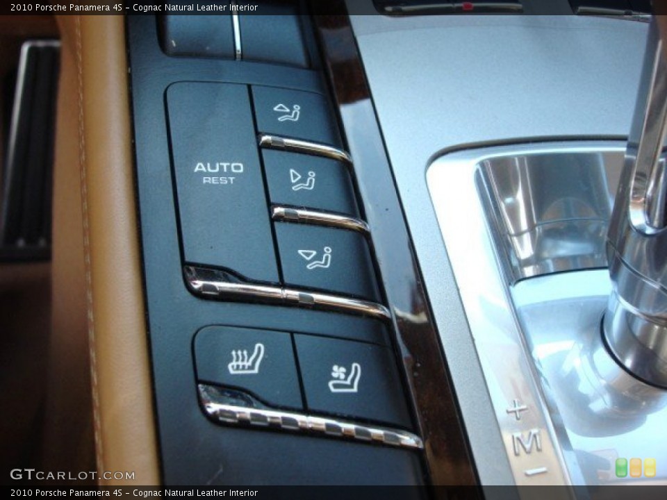 Cognac Natural Leather Interior Controls for the 2010 Porsche Panamera 4S #62461657