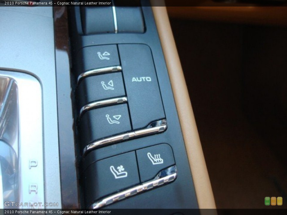 Cognac Natural Leather Interior Controls for the 2010 Porsche Panamera 4S #62461666