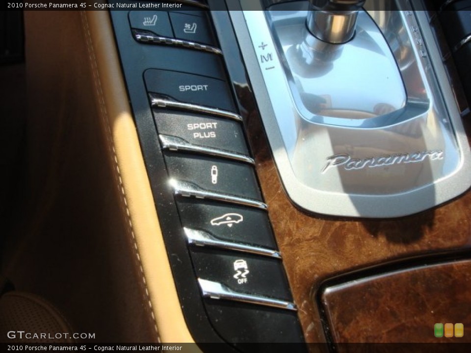 Cognac Natural Leather Interior Controls for the 2010 Porsche Panamera 4S #62461675