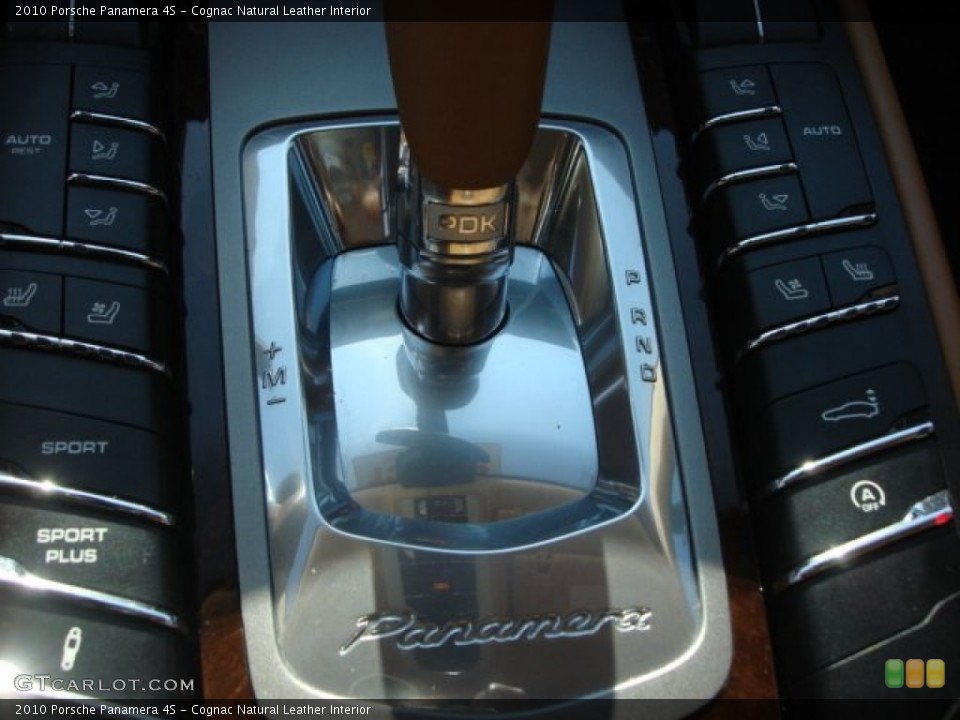 Cognac Natural Leather Interior Transmission for the 2010 Porsche Panamera 4S #62461684