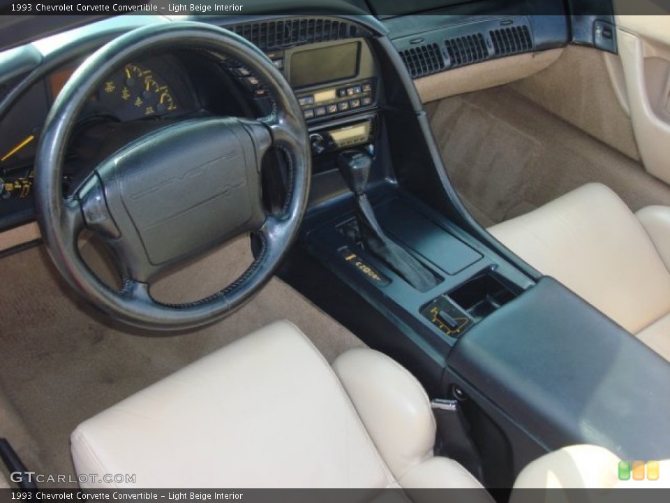 Light Beige Interior Photo for the 1993 Chevrolet Corvette Convertible #62461897