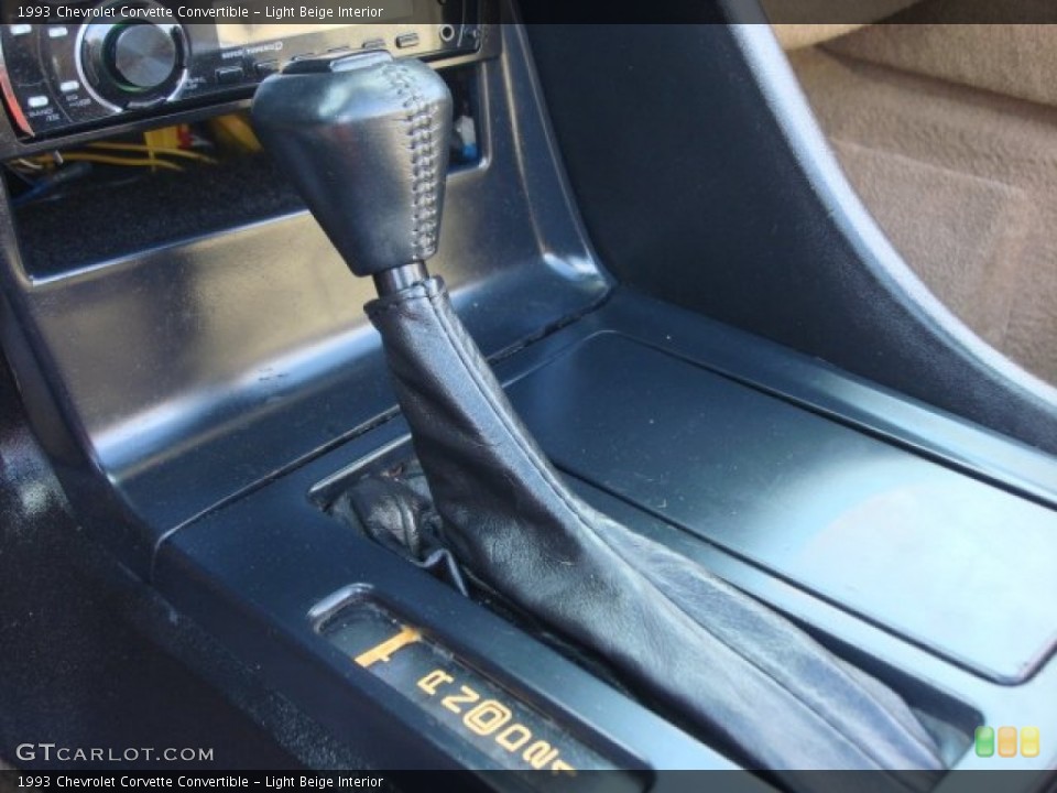 Light Beige Interior Transmission for the 1993 Chevrolet Corvette Convertible #62461945