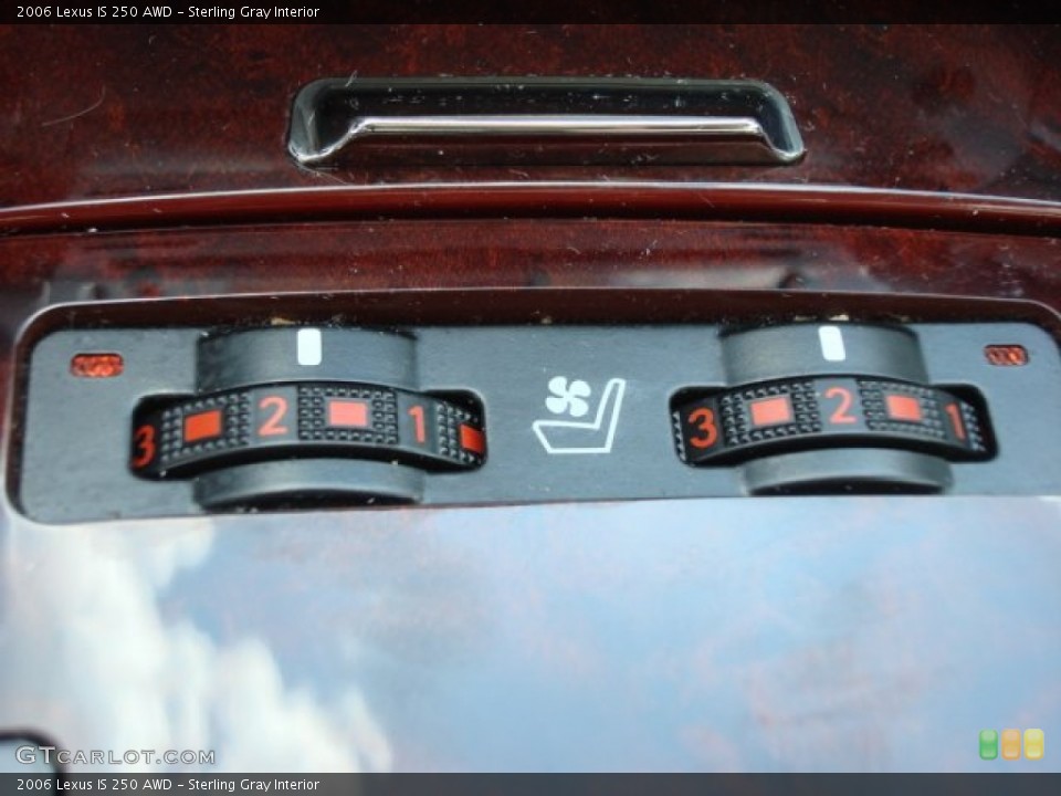 Sterling Gray Interior Controls for the 2006 Lexus IS 250 AWD #62463223