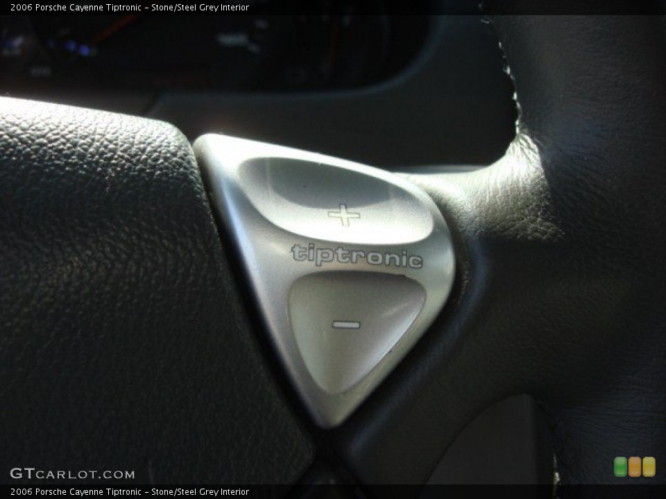 Stone/Steel Grey Interior Steering Wheel for the 2006 Porsche Cayenne Tiptronic #62465125