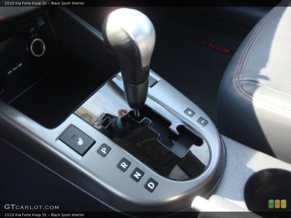 Black Sport Interior Transmission for the 2010 Kia Forte Koup SX #62466498