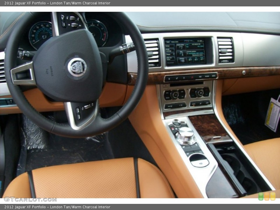 London Tan/Warm Charcoal Interior Dashboard for the 2012 Jaguar XF Portfolio #62466805