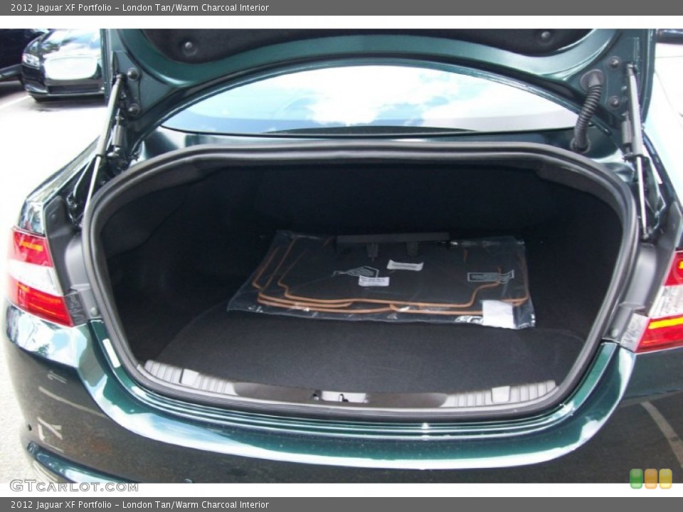 London Tan/Warm Charcoal Interior Trunk for the 2012 Jaguar XF Portfolio #62466841
