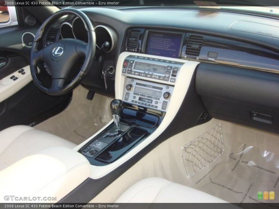 Ecru Interior Dashboard for the 2009 Lexus SC 430 Pebble Beach Edition Convertible #62467447