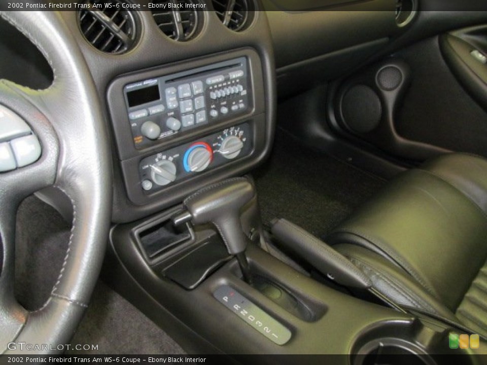 Ebony Black Interior Transmission for the 2002 Pontiac Firebird Trans Am WS-6 Coupe #62469649
