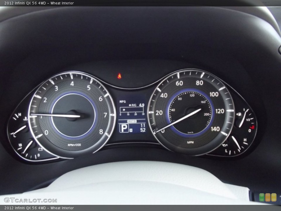 Wheat Interior Gauges for the 2012 Infiniti QX 56 4WD #62470894
