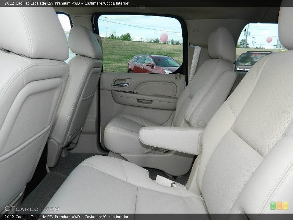 Cashmere/Cocoa Interior Photo for the 2012 Cadillac Escalade ESV Premium AWD #62471035