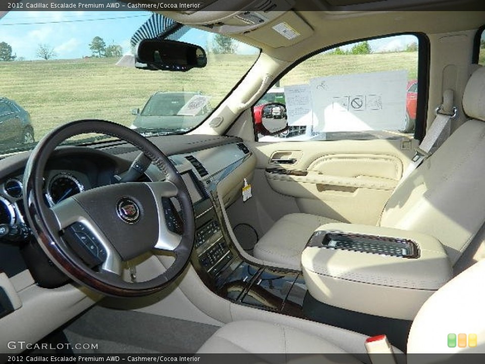 Cashmere/Cocoa Interior Photo for the 2012 Cadillac Escalade Premium AWD #62471128