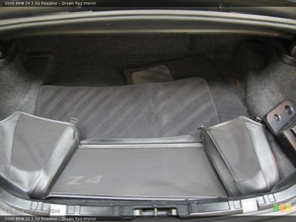 Dream Red Interior Trunk for the 2006 BMW Z4 3.0si Roadster #62471392