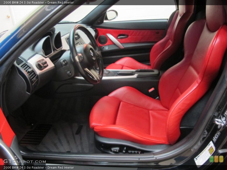 Dream Red Interior Photo for the 2006 BMW Z4 3.0si Roadster #62471431