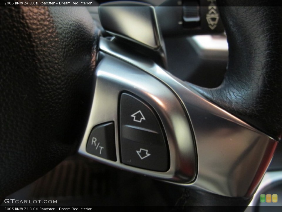 Dream Red Interior Controls for the 2006 BMW Z4 3.0si Roadster #62471545