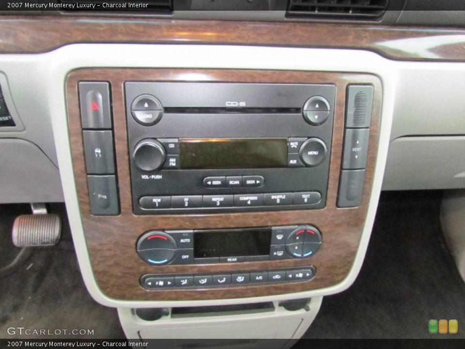 Charcoal Interior Controls for the 2007 Mercury Monterey Luxury #62471662