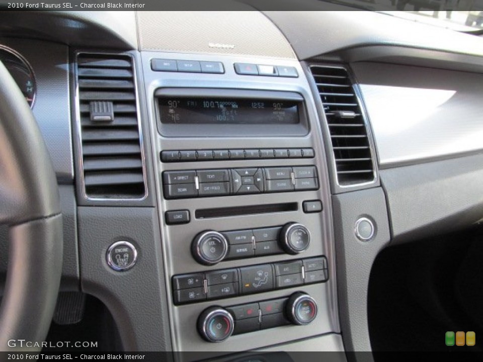Charcoal Black Interior Controls for the 2010 Ford Taurus SEL #62474422