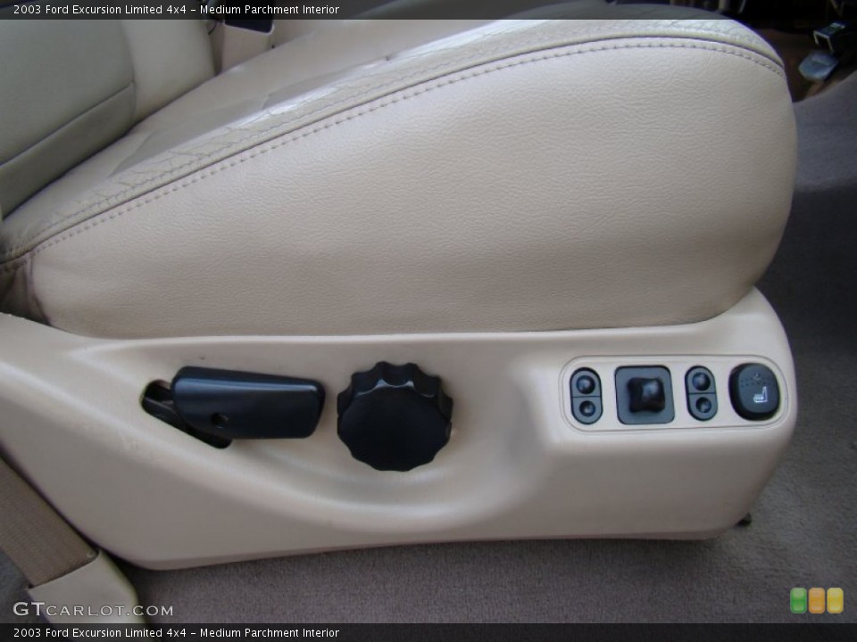 Medium Parchment Interior Front Seat for the 2003 Ford Excursion Limited 4x4 #62475916