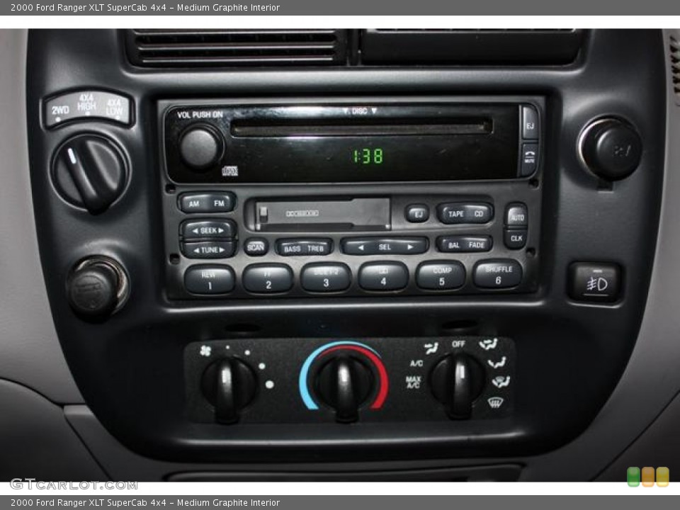 Medium Graphite Interior Audio System for the 2000 Ford Ranger XLT SuperCab 4x4 #62480279