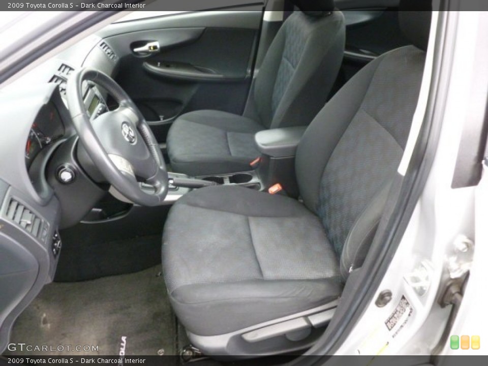 Dark Charcoal Interior Photo for the 2009 Toyota Corolla S #62481519