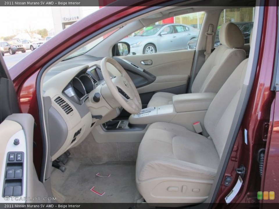 Beige Interior Photo for the 2011 Nissan Murano SV AWD #62481586