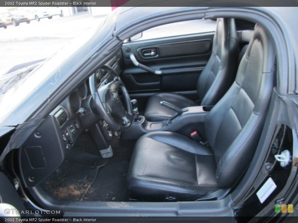 Black Interior Photo for the 2002 Toyota MR2 Spyder Roadster #62481901