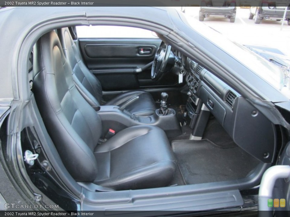 Black Interior Photo for the 2002 Toyota MR2 Spyder Roadster #62481916