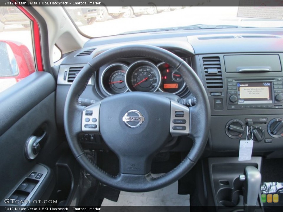 Charcoal Interior Steering Wheel for the 2012 Nissan Versa 1.8 SL Hatchback #62483344