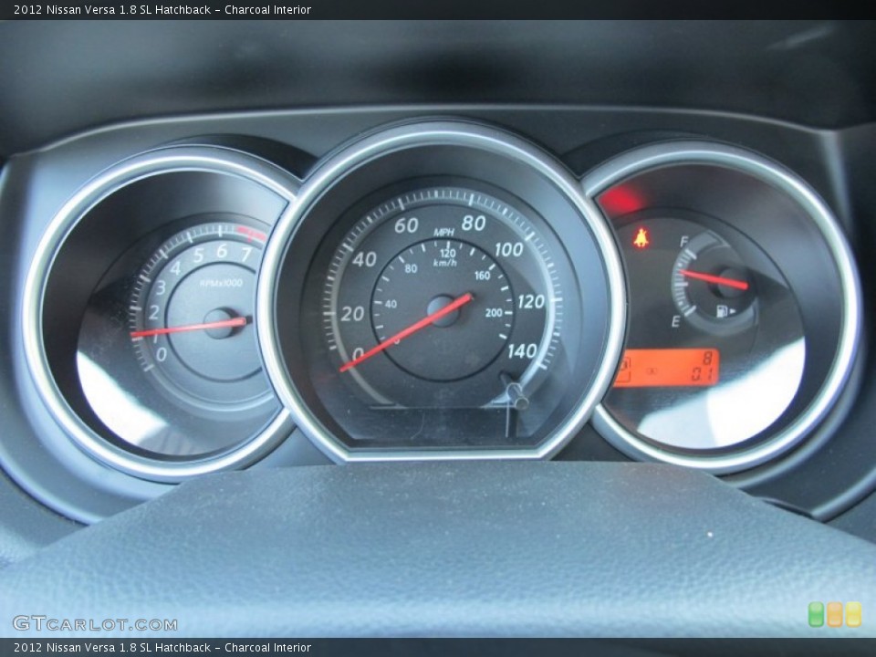 Charcoal Interior Gauges for the 2012 Nissan Versa 1.8 SL Hatchback #62483353