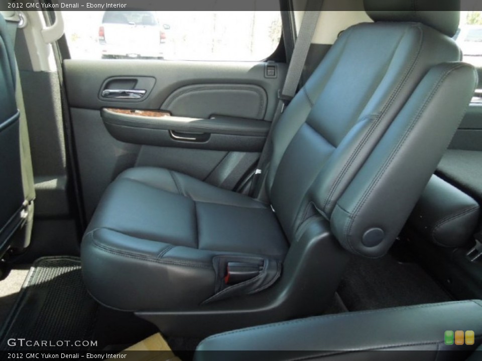 Ebony Interior Rear Seat for the 2012 GMC Yukon Denali #62493198