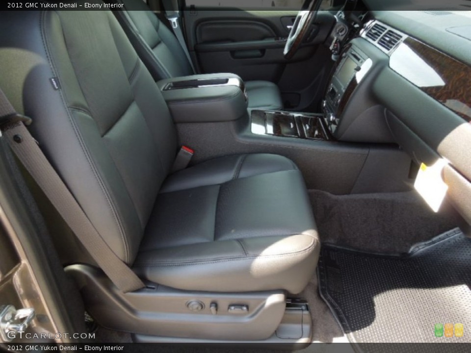 Ebony Interior Front Seat for the 2012 GMC Yukon Denali #62493272