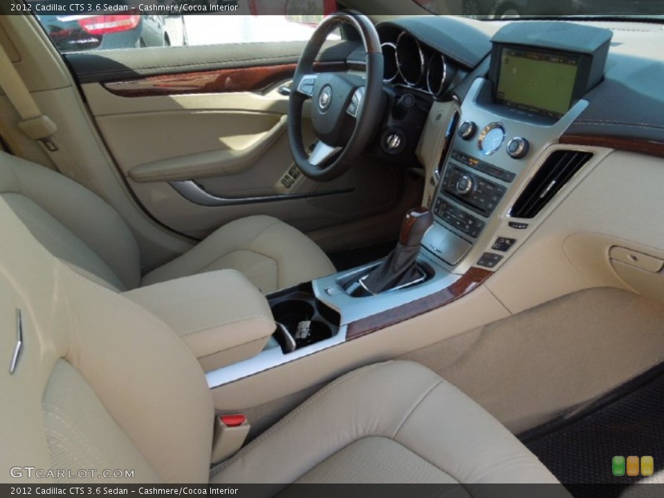 Cashmere/Cocoa Interior Photo for the 2012 Cadillac CTS 3.6 Sedan #62494800