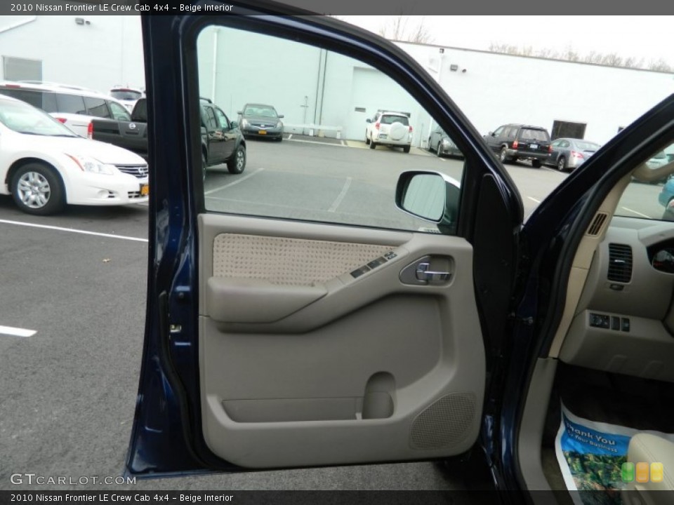 Beige Interior Door Panel for the 2010 Nissan Frontier LE Crew Cab 4x4 #62495070