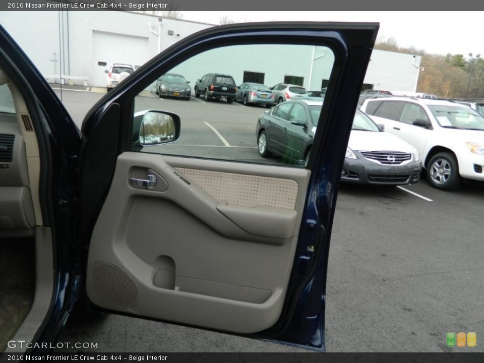 Beige Interior Door Panel for the 2010 Nissan Frontier LE Crew Cab 4x4 #62495094