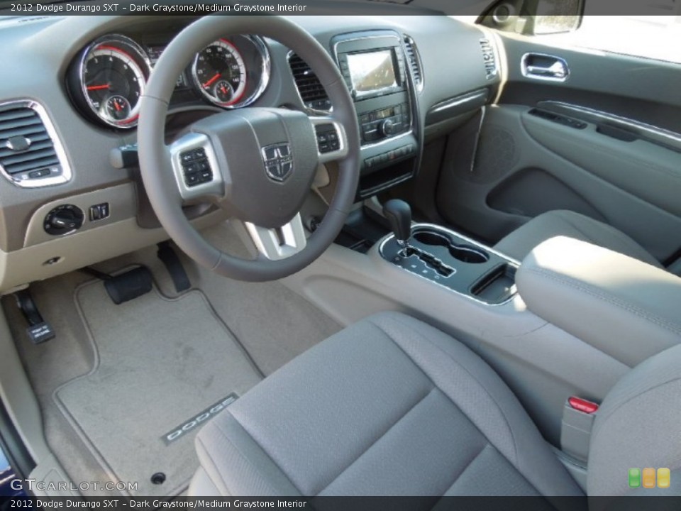 Dark Graystone/Medium Graystone Interior Prime Interior for the 2012 Dodge Durango SXT #62495521