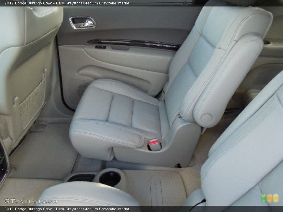 Dark Graystone/Medium Graystone Interior Rear Seat for the 2012 Dodge Durango Crew #62495934