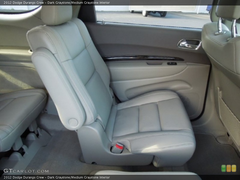 Dark Graystone/Medium Graystone Interior Rear Seat for the 2012 Dodge Durango Crew #62495984