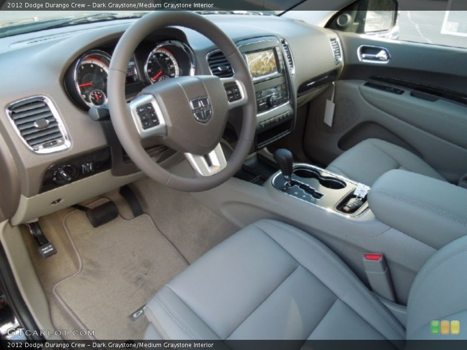 Dark Graystone/Medium Graystone Interior Prime Interior for the 2012 Dodge Durango Crew #62496039