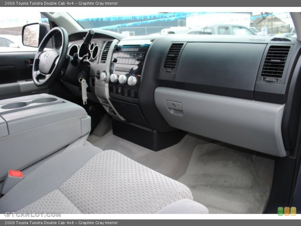 Graphite Gray Interior Dashboard for the 2009 Toyota Tundra Double Cab 4x4 #62496584
