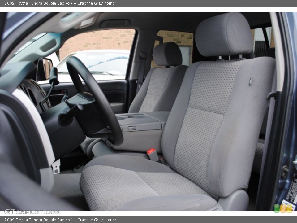 Graphite Gray Interior Front Seat for the 2009 Toyota Tundra Double Cab 4x4 #62496610