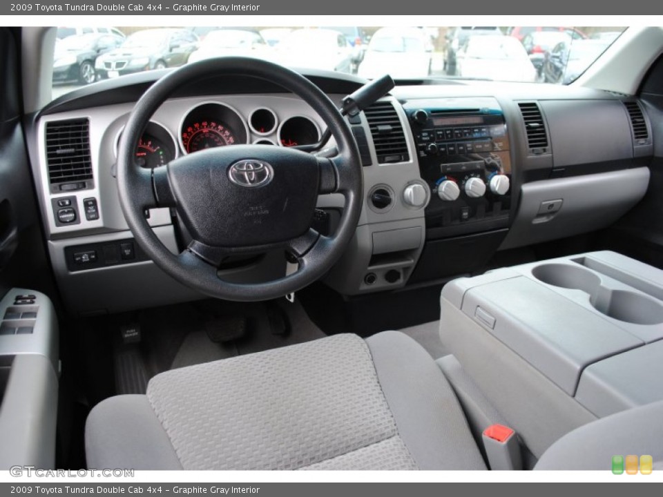 Graphite Gray Interior Photo for the 2009 Toyota Tundra Double Cab 4x4 #62496636