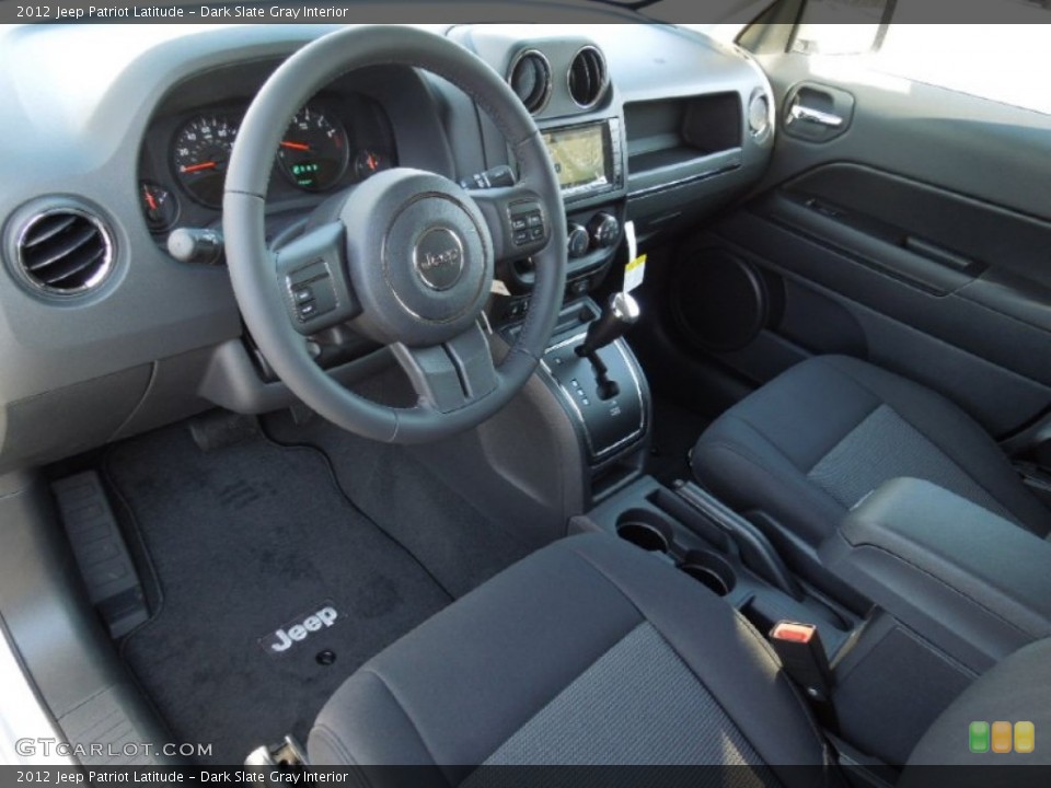 Dark Slate Gray Interior Prime Interior for the 2012 Jeep Patriot Latitude #62496781