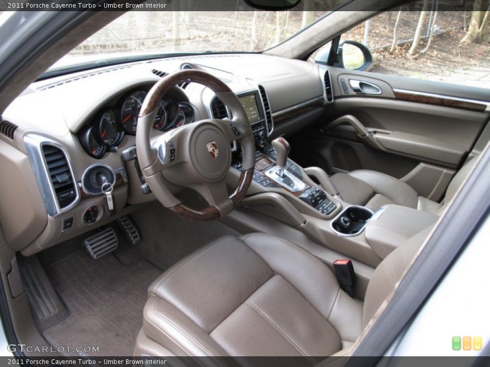 Umber Brown Interior Prime Interior for the 2011 Porsche Cayenne Turbo #62497176