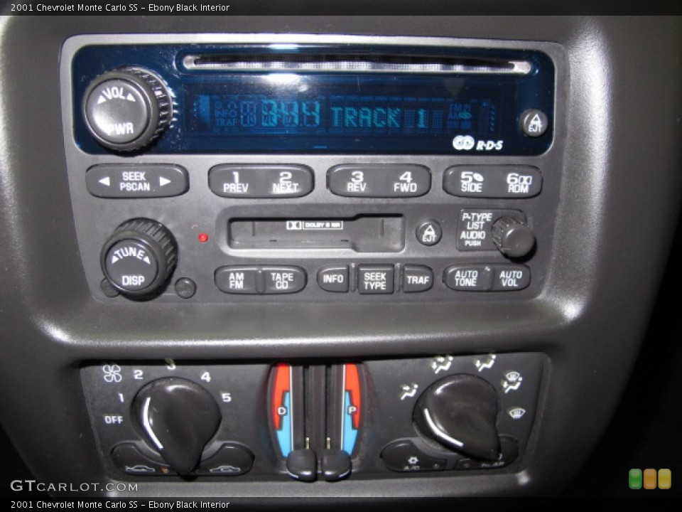 Ebony Black Interior Audio System for the 2001 Chevrolet Monte Carlo SS #62499444
