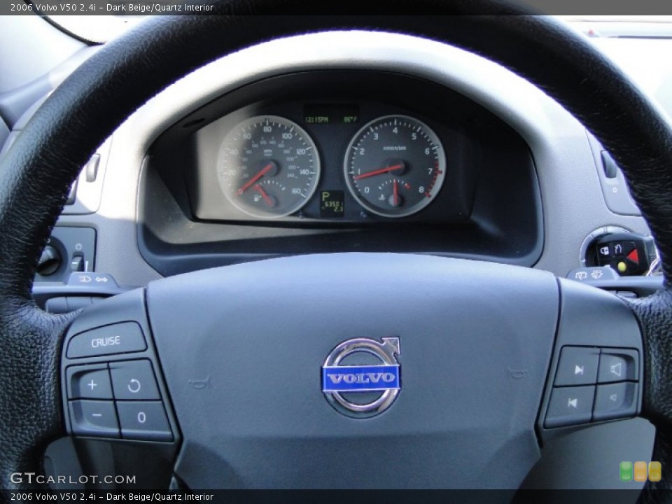 Dark Beige/Quartz Interior Steering Wheel for the 2006 Volvo V50 2.4i #62501247
