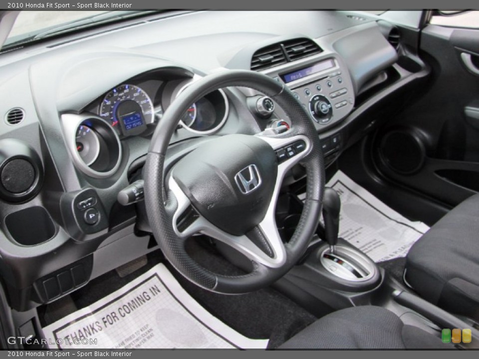 Sport Black Interior Photo for the 2010 Honda Fit Sport #62504099
