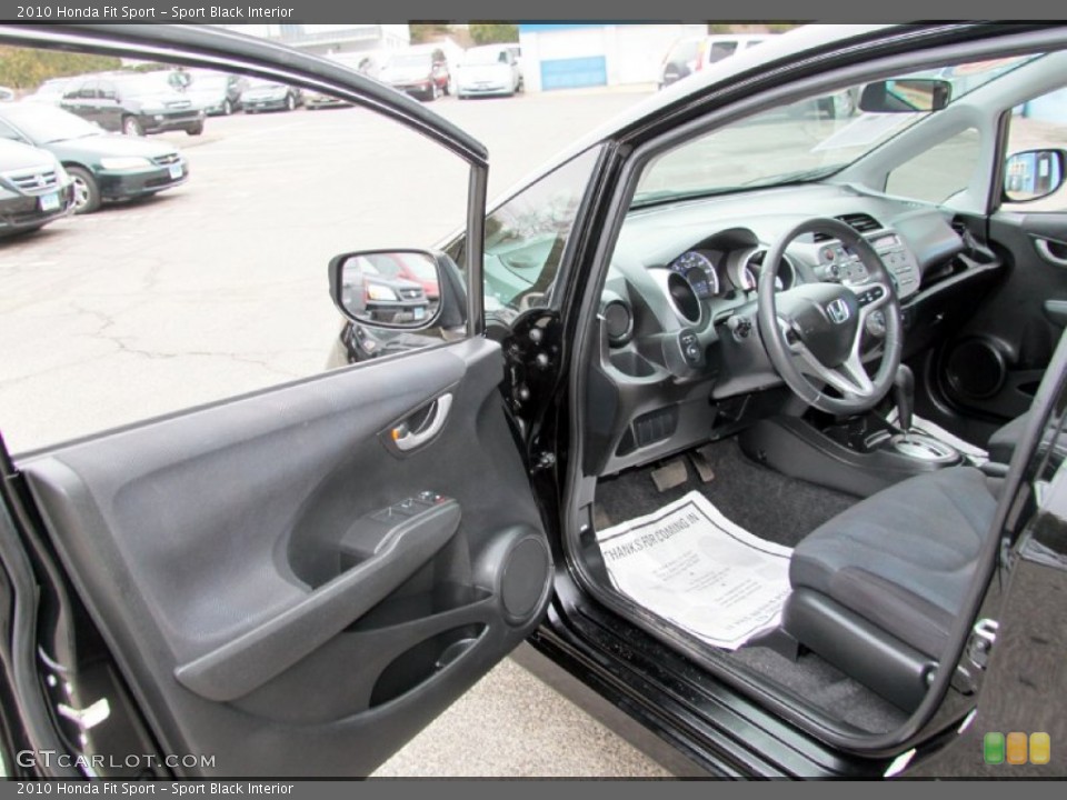 Sport Black Interior Photo for the 2010 Honda Fit Sport #62504127