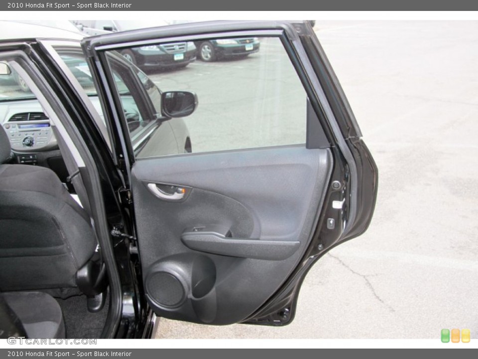 Sport Black Interior Door Panel for the 2010 Honda Fit Sport #62504152
