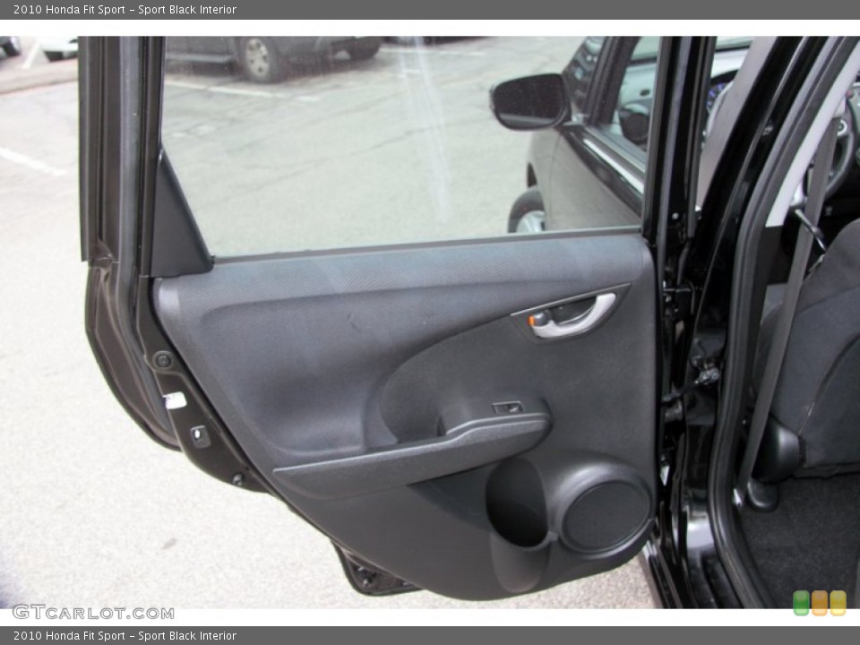 Sport Black Interior Door Panel for the 2010 Honda Fit Sport #62504159
