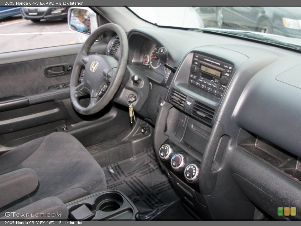Black Interior Photo for the 2005 Honda CR-V EX 4WD #62505011